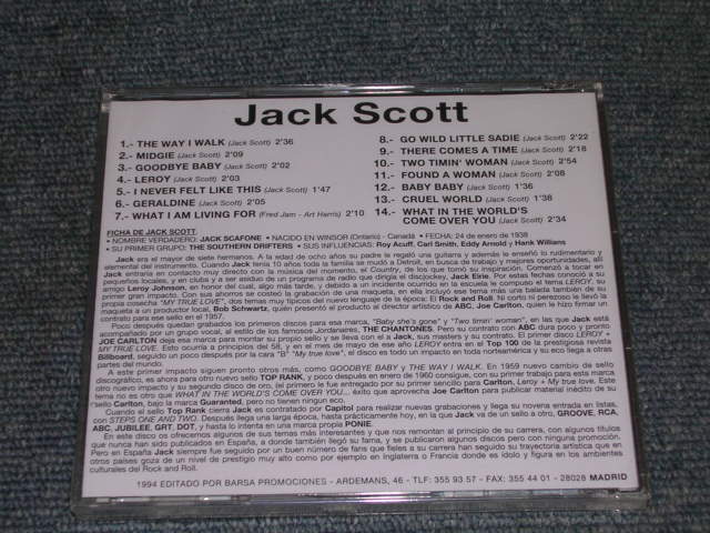 画像: JACK SCOTT - JACK SCOTT / 1994 SPAIN SEALED CD   / 1998? US ORIGINAL Brand New Sealed CD  