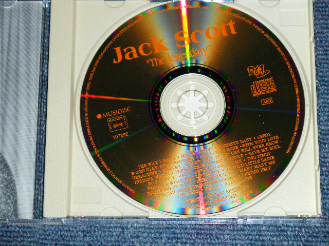 画像: JACK SCOTT - THE LEGENDARY / 1991 FRANCE ORIGINAL Brand New CD  