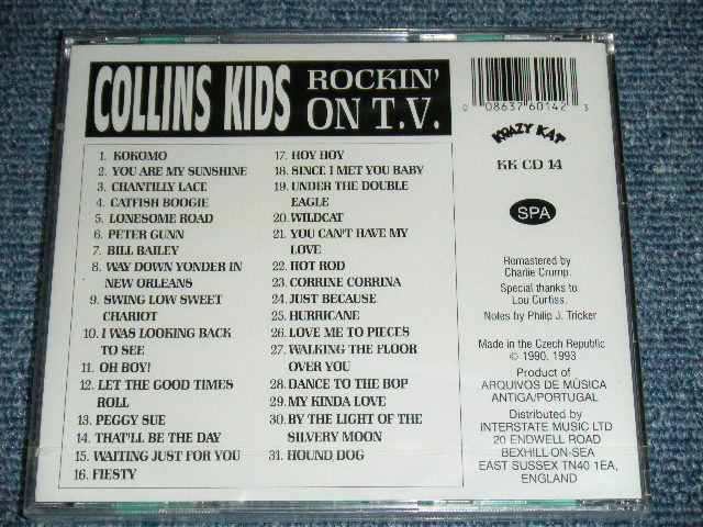 画像: COLLINS KIDS - ROCKIN' ON TV / 1993 GERMAN ORIGINAL Brand New SEALED CD