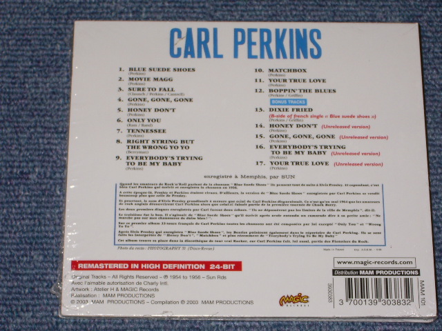 画像: CARL PERKINS - BLUE SUEDE SHOES / 2003 FRANCE Sealed CD