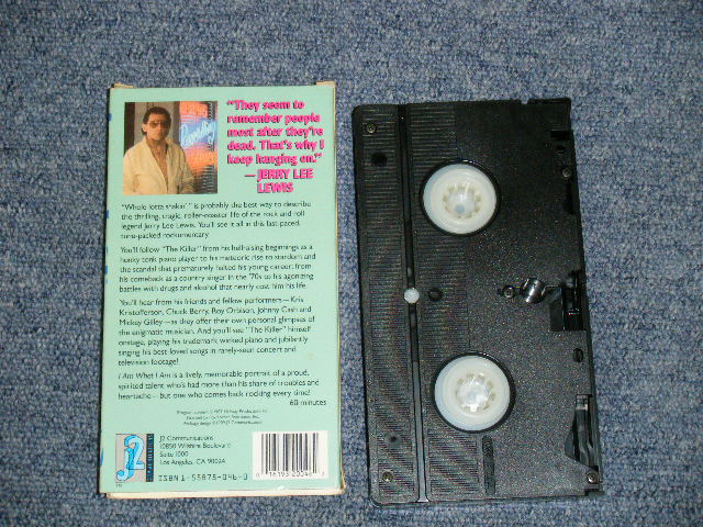 画像: JERRY LEE LEWIS - I AM WHAT I AM / 1987 US ORIGINAL NTSC system VIDEO