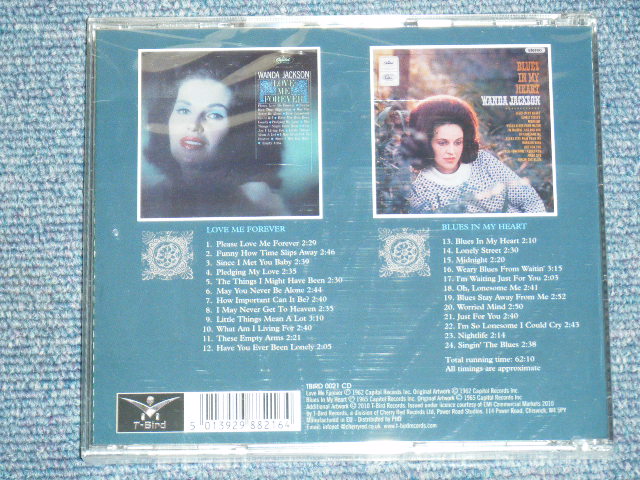 画像: WANDA JACKSON - TWO ORIGINAL ALBUMS ON ONE CD ( LOVE ME FOREVER & BLUES IN MY HEART ) / 2010 EU ORIGINAL Brand New SEALED CD