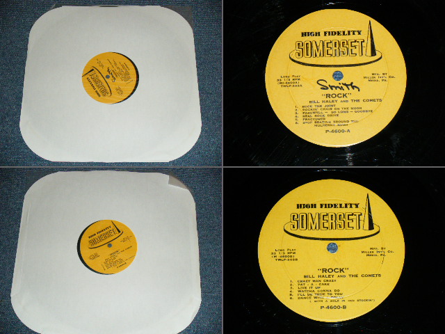 画像: BILL HALEY and His COMETS - ROCK WITH ( DEBUT Album : Ex-/VG+++ ) / 1957 US 3rd Press MONO LP