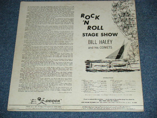 画像: BILL HALEY and His COMETS - ROCK 'N ROLL STAGE SHOW ( Ex-/Ex ) / 1956 US ORIGINAL MONO LP