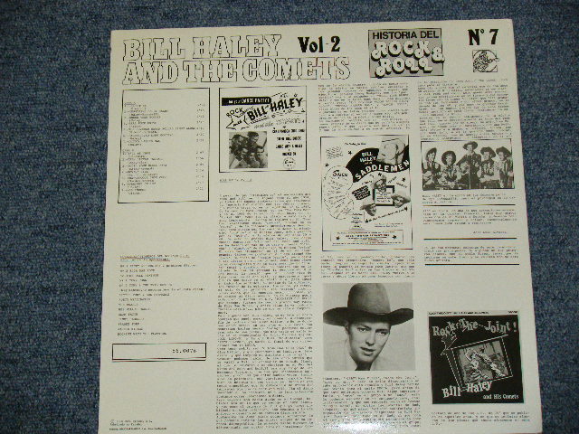 画像: BILL HALEY AND HIS COMETS - VOL.2 : ROCKET 88 : HISTORIA DEL ROCK AND ROLL No.7 / 1986 SPAIN Used LP out-of-print