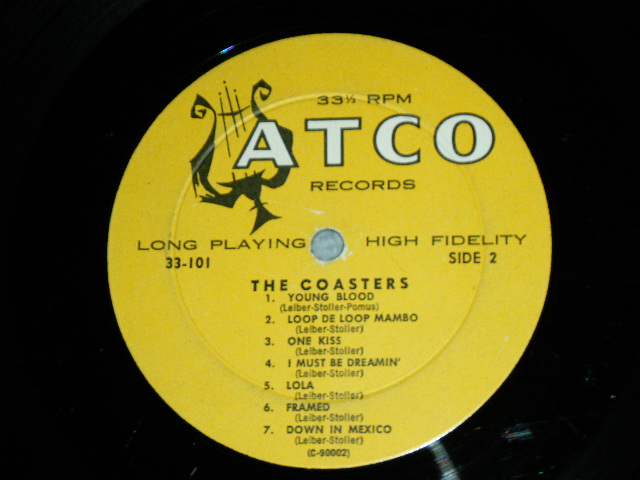 画像: THE COASTERS - THE COASTERS (DEBUT ALBUM : Ex+/Ex ) / 1958 US ORIGINAL MONO LP  