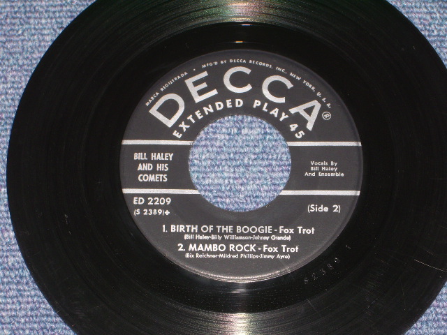 画像: BILL HALEY and his COMETS - DIM, DIM THE LIGHTS / 1955 US ORIGINAL 7" EP With PICTURE SLEEVE