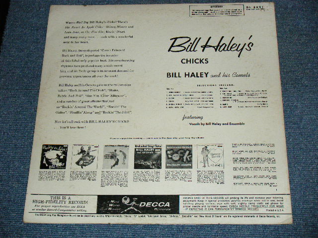 画像: BILL HALEY and His COMETS - BILL HALEY'S CHICKS / 1958 US ORIGINAL MONO LP