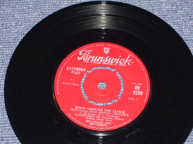 画像: BILL HALEY and his COMETS - ROCK AROUND THE CLOCK / 1956 UK ORIGINAL 7" EP With PICTURE SLEEVE