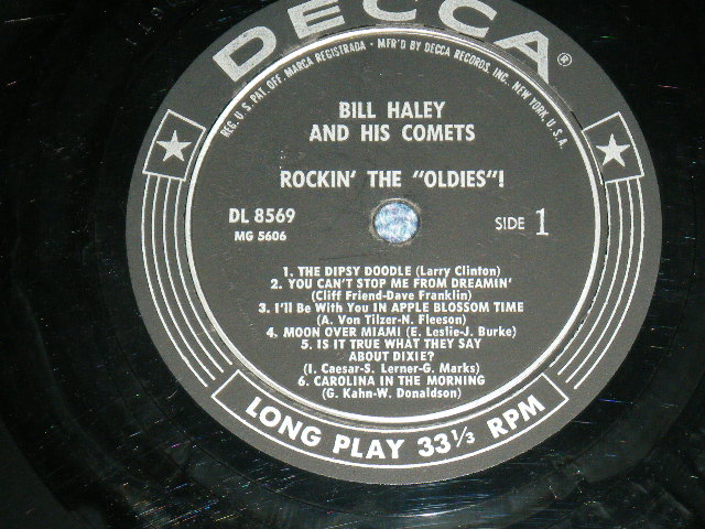 画像: BILL HALEY and His COMETS - ROCKIN' THE "OLDIES" / 1957 US ORIGINAL MONO LP