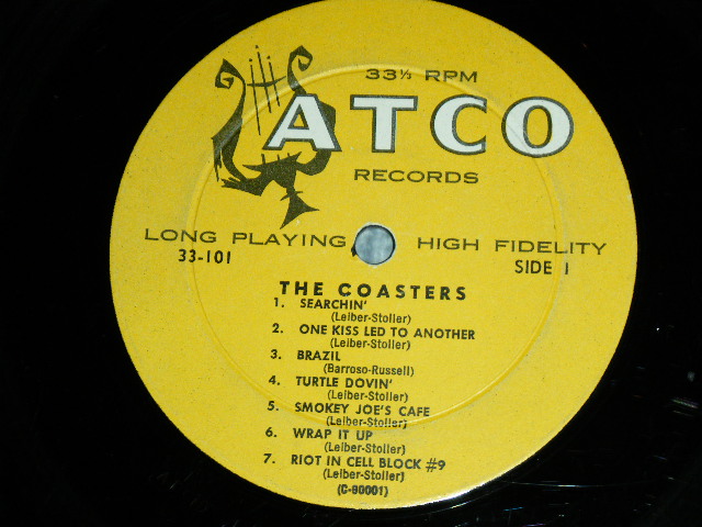 画像: THE COASTERS - THE COASTERS (DEBUT ALBUM : Ex+/Ex ) / 1958 US ORIGINAL MONO LP  