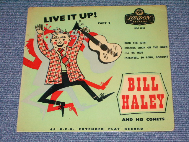 画像1: BILL HALEY and his COMETS - LIVE IT UP ! / 1956 UK ORIGINAL 7" EP With PICTURE SLEEVE