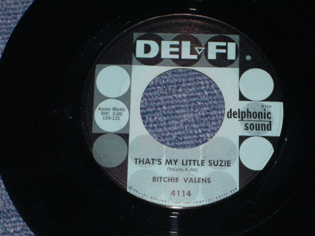 画像1: RITCHIE VALENS - THAT'S MY LITTLE SUZIE / 1959 US ORIGINAL Label 7" Single