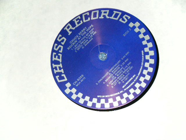 画像: CHUCK BERRY -  ROCKIN' AT THE HOPS  / 1987 US REISSUE Used LP 