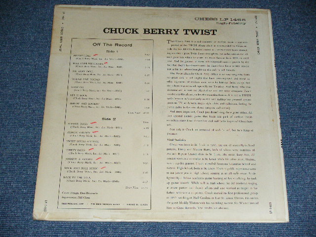 画像: CHUCK BERRY -  CHUCK BERRY TWIST ( Ex/Ex+++)  / 1962 US ORIGINAL "BLUE With SILVER Print" Label Used MONO   LP 