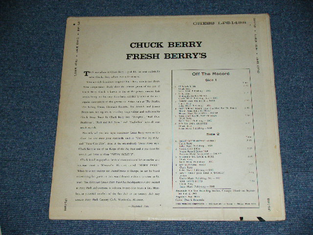 画像: CHUCK BERRY - FRESH BERRY'S ( Ex++/MINT- ) / 1970's US ORIGINAL "SKY BLUE " Label Used STEREO  LP 