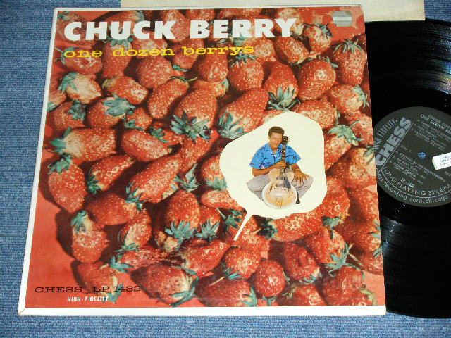 画像1: CHUCK BERRY -  ONE DOZEN BERRY  ( Ex++/Ex+++ )  / 1958 US ORIGINAL "HEAVY Weight & BLACK With SILVER Print" Label Used MONO   LP 