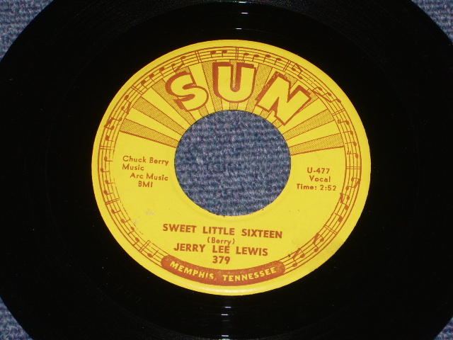 画像1: JERRY LEE LEWIS - SWEET LITTLE SIXTEEN / 1962 US ORIGINAL 7" Single