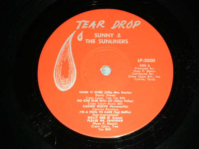 画像: SUNNY & The SUNLINERS - TALK TO ME / 1963 US ORIGINAL MONO Used  LP  