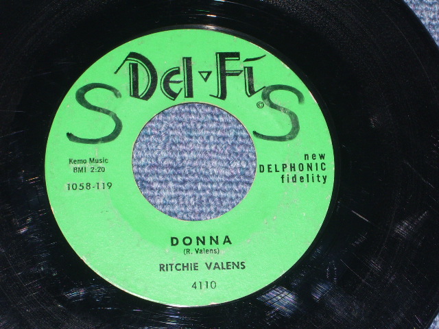 画像: RITCHIE VALENS - LA BAMBA / 1958 US ORIGINAL Green Label 7" Single