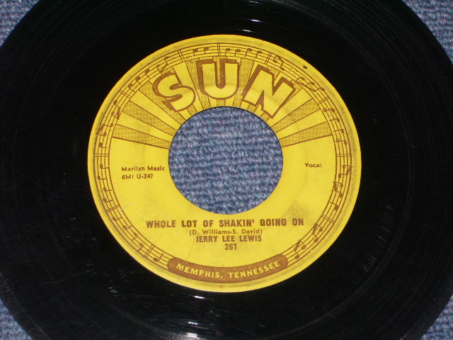 画像1: JERRY LEE LEWIS - WHOLE LOTTA SHAKIN' GOING ON ( Ex/Ex ) / 1957 US ORIGINAL 7" Single