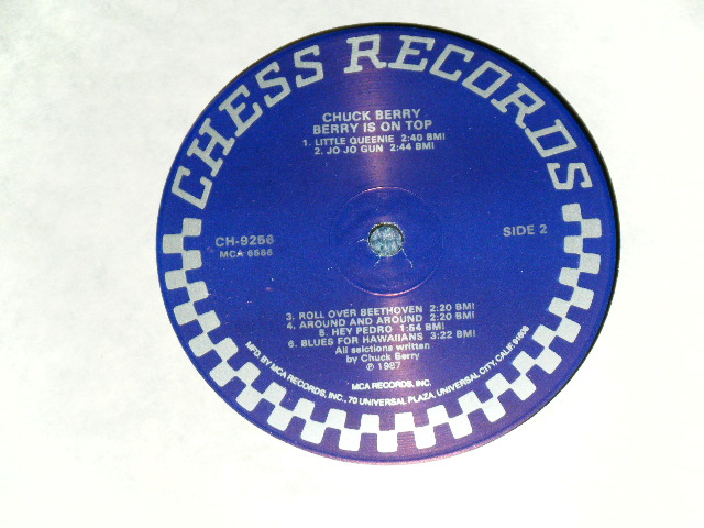 画像: CHUCK BERRY - BERRY IS ON TOP  / 1987 US REISSUE Used LP 
