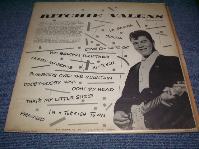 画像: RITCHIE VALENS - RITCHIE VALENS(1st DEBUT ALBUM ) / 1959 US ORIGINAL MONO LP