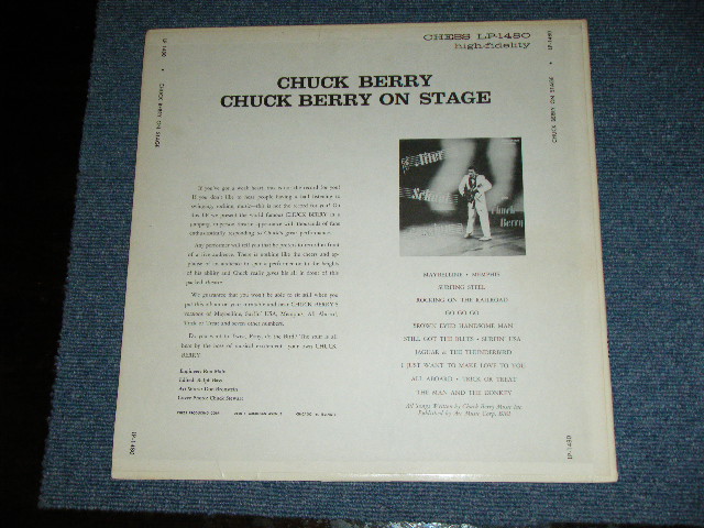 画像: CHUCK BERRY - ON STAGE ( Ex++/Ex++,Ex+++ ) / 1963 US ORIGINAL Used MONO LP 