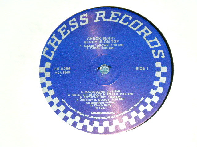 画像: CHUCK BERRY - BERRY IS ON TOP  / 1987 US REISSUE Used LP 