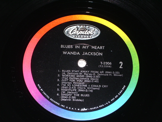 画像: WANDA JACKSON -BLUES IN MY HEART/ 1964 US ORIGINAL MONO LP