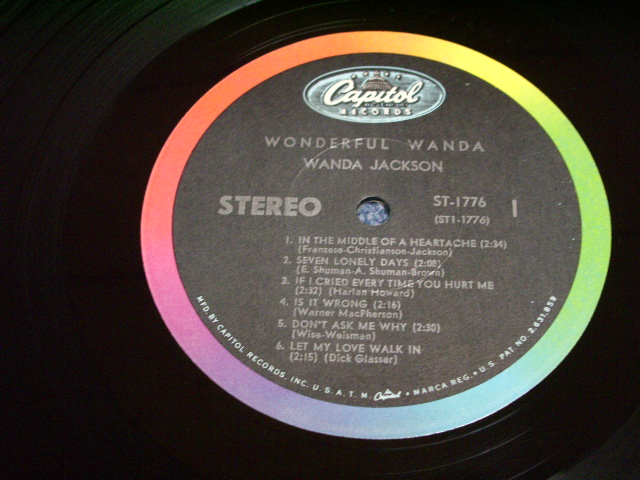 画像: WANDA JACKSON - WONDERFUL WANDA / 1962 US ORIGINAL STEREO LP