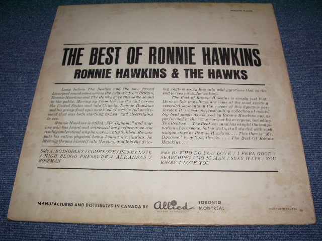 画像: RONNIE HAWKINS - THE BEST OF / 1960s CANADA ORIGINAL MONO LP