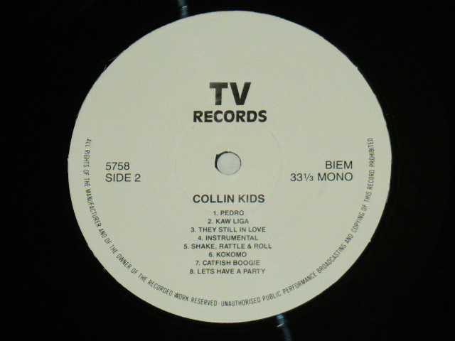 画像: THE COLLINS KIDS - TELEVISION PARTY / ITALY ONLY Brand New LP