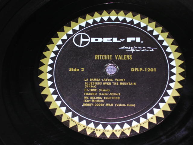 画像: RITCHIE VALENS - RITCHIE VALENS (Ex+ / Ex++ ) / 1959 US ORIGINAL Mono LP