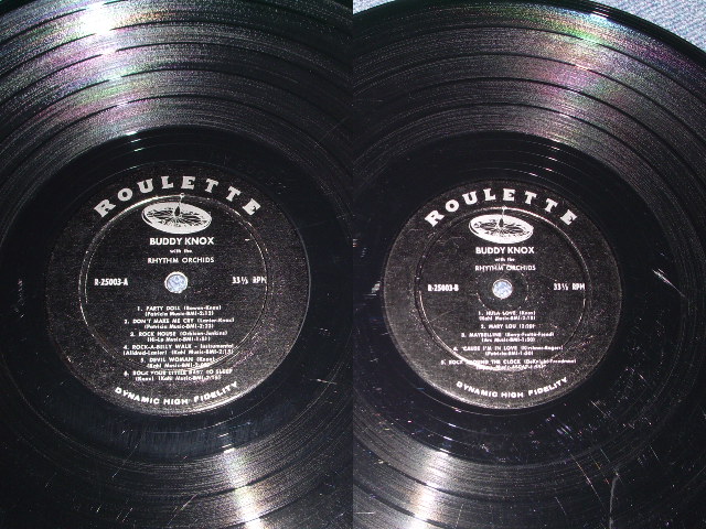 画像: BUDDY KNOX - BUDDY KNOX / 1957 US ORIGINAL MONO LP '1st PRESS ALL BLACK WITH SILVER PRINT' Label