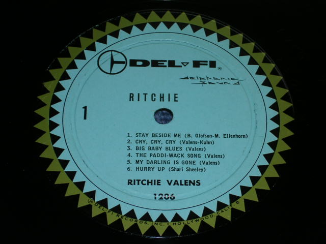 画像: RITCHIE VALENS  - RITCHIE / 1959 US ORIGINAL mono LP