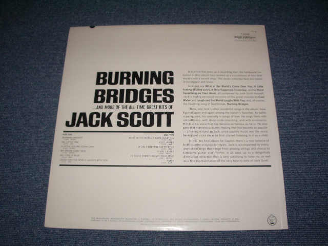 画像: JACK SCOTT - BURNING BRIDGES ! / 1964 US ORIGINAL MONO LP