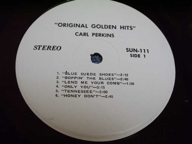 画像: CARL PERKINS - ORIGINAL GOLDEN HITS ( Ex/MINT- )  / 1969 US ORIGINAL LP