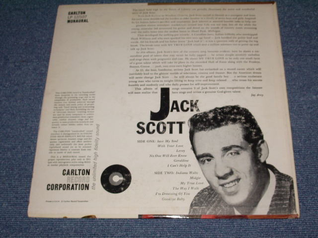 画像: JACK SCOTT - JACK SCOTT / 1959 US ORIGINAL MONO LP