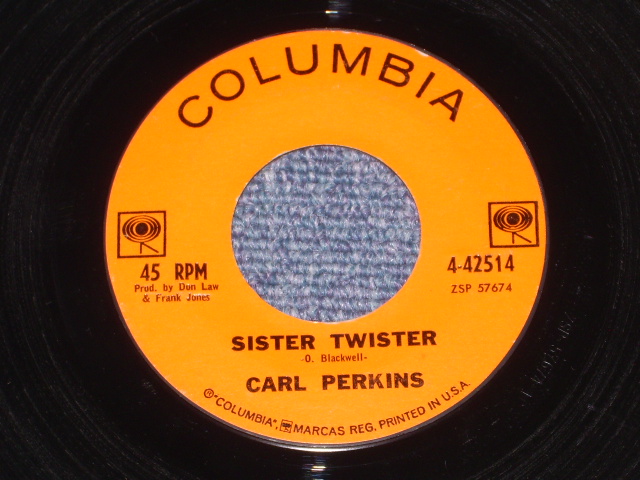画像1: CARL PERKINS - SISTER TWISTER / 1962 US ORIGINAL 7"Single