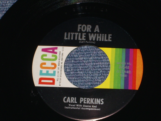画像: CARL PERKINS - HELP ME FIND MY BABY / 1963 US ORIGINAL 7"Single