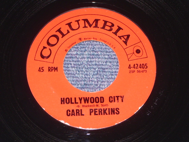 画像1: CARL PERKINS - HOLLYWOOD CITY / 1962 US ORIGINAL 7"Single