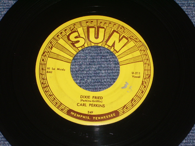 画像1: CARL PERKINS - DIXIE FRIED (Ex+/Ex+) / 1956 US ORIGINAL 7" Single