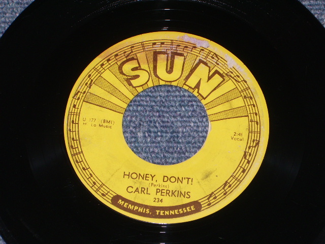 画像: CARL PERKINS - BLUE SUEDE SHOES / 1955 US ORIGINAL 7" Single