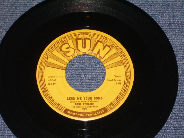 画像: CARL PERKINS - GLAD ALL OVER (Ex+/Ex++) / 1958 US ORIGINAL 7" Single