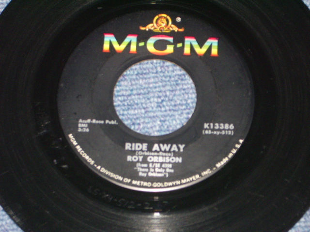 画像1: ROY ORBISON - RIDE AWAY / 1965 US ORIGINAL 7" Single