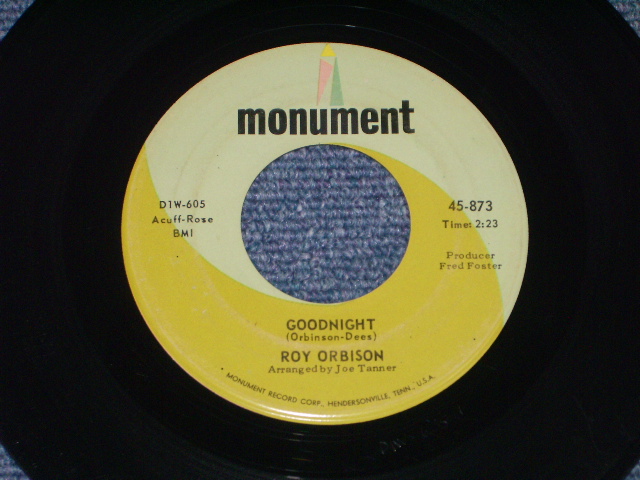 画像: ROY ORBISON - ONLY WITH YOU / 1965 US ORIGINAL 7" Single