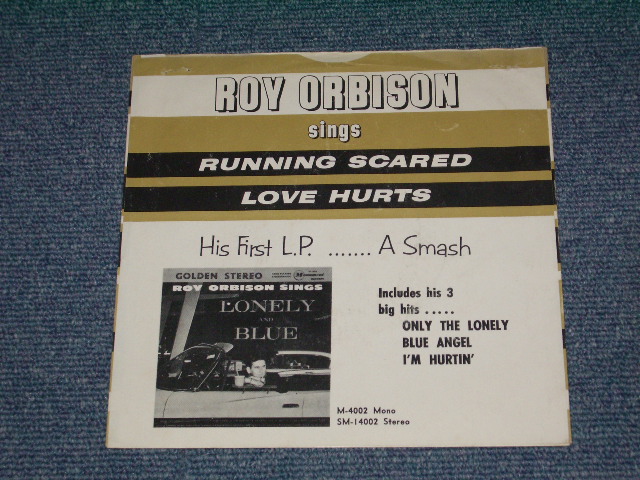画像: ROY ORBISON - RUNNING SCARED / 1961 US ORIGINAL 7" Single With PICTURE SLEEVE