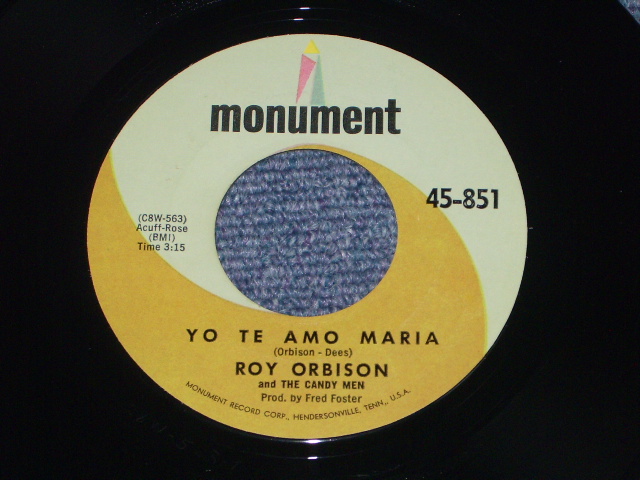 画像: ROY ORBISON - PRETTY WOMAN ( 1st PRESS TITLE CREDIT ) / 1964 US ORIGINAL 7" Single