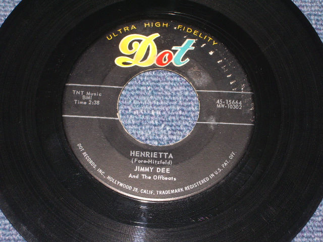 画像1: JIMMY DEE And THE OFFBEATS With The MONTCLAIRS - HENRIETTA / 1957 US ORIGINAL 7" SINGLE